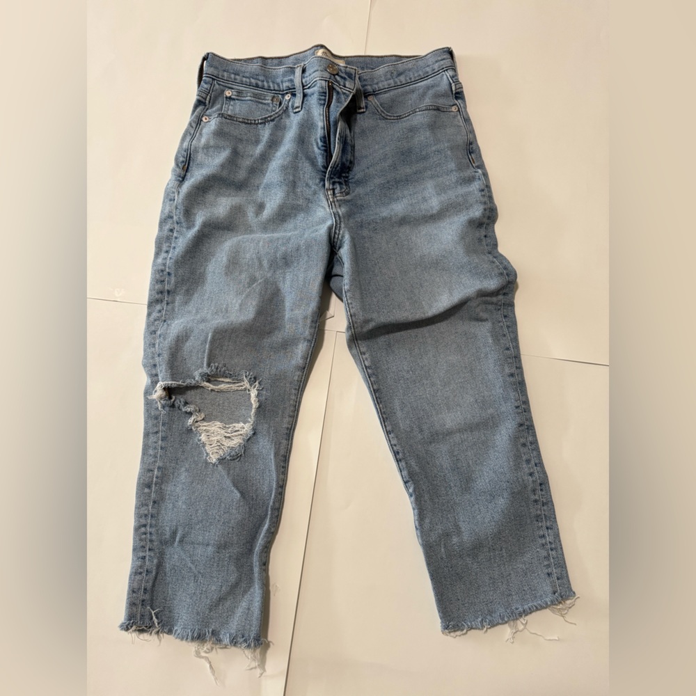 Madewell Women’s Relaxed Light Blue Jeans